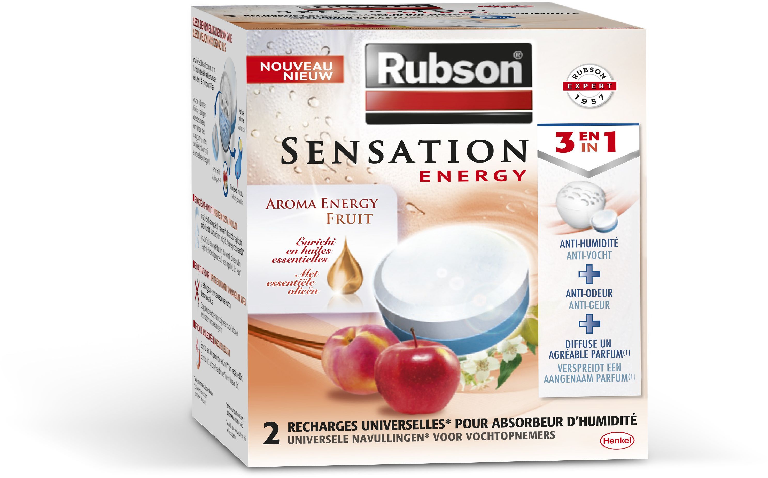 RUBSON Sensation 2 power tabs 3in1 * 6