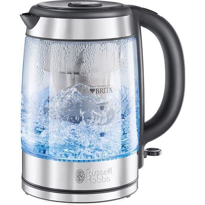 RUSSELL HOBBS 20760-57 - Clarity glass kettle with filtration BRITA - 1 L - 2200 W