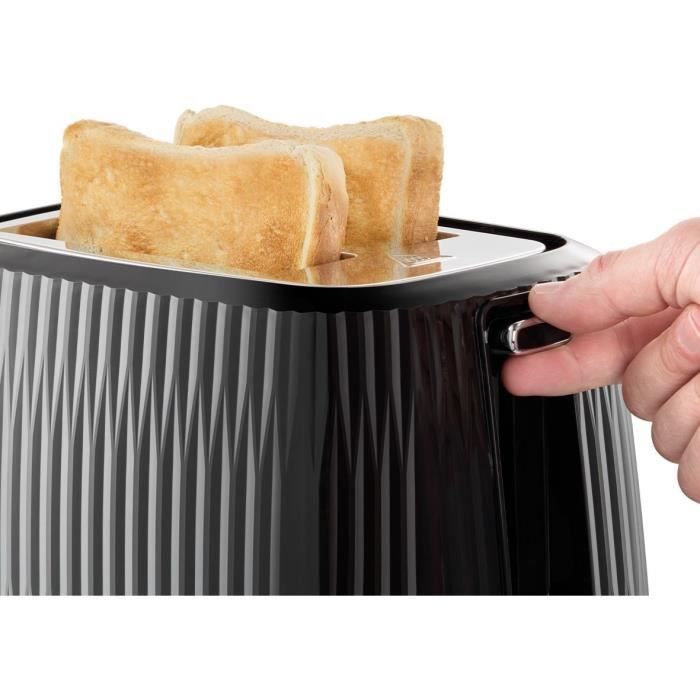 Toaster - RUSSELL HOBBS - EDEN - 800 W - 2 slots - Black