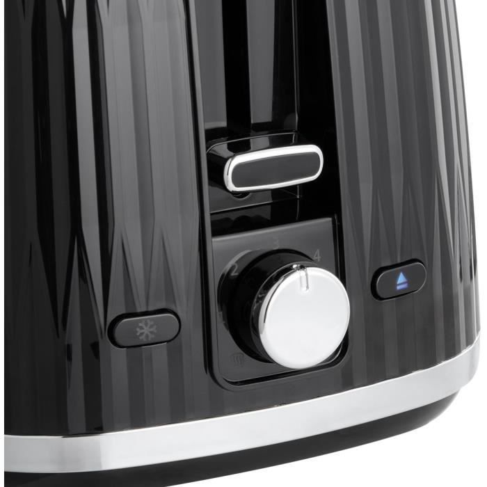 Toaster - RUSSELL HOBBS - EDEN - 800 W - 2 slots - Black