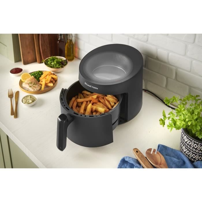 RUSSELL HOBBS SatisFry Air Panoramic 27420-56 Oil-Free Fryer - 5L Capacity - 10 Cooking Programs - 1500W - Black
