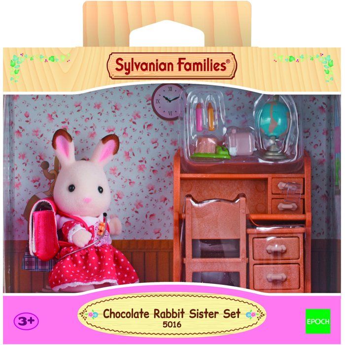 SYLVANIAN FAMILIES 5016 Set Office + Girl Rabbit