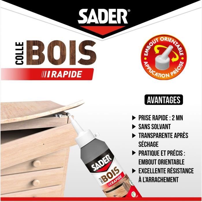 SADER Glue Wood Quick Shot - Bottle 100g