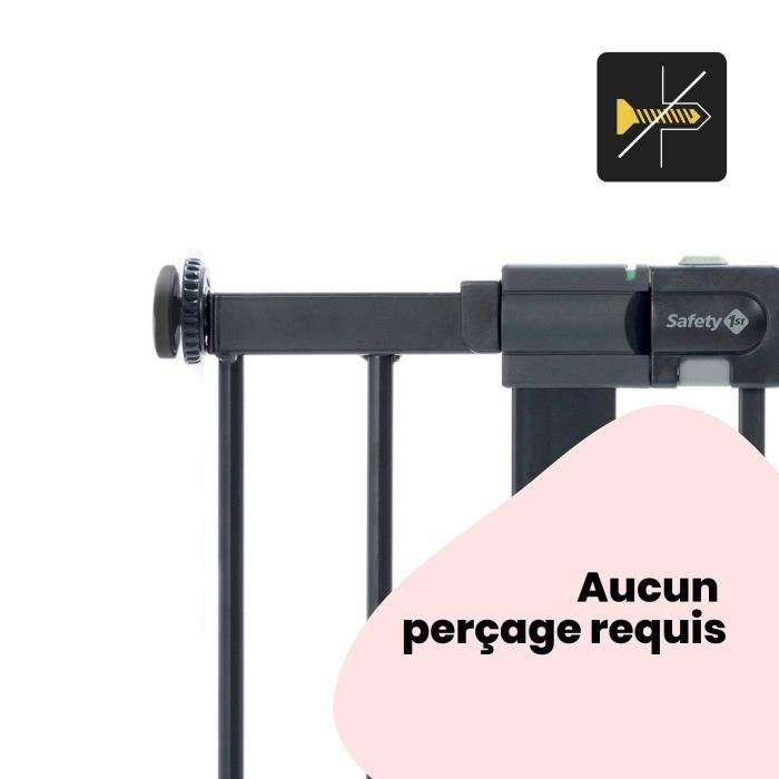 Extension for barriers U-PRESSURE metal 14 CM metal Black