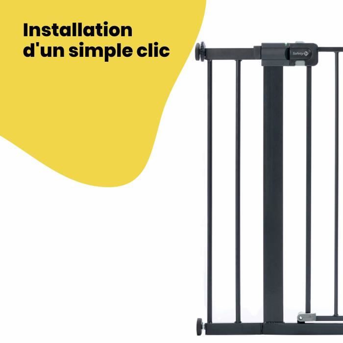 Extension for barriers U-PRESSURE metal 14 CM metal Black