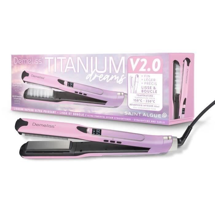 SAINT ALGUE steam straightener - 20037 - aluminum plate and titanium coating