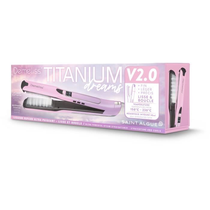 SAINT ALGUE steam straightener - 20037 - aluminum plate and titanium coating