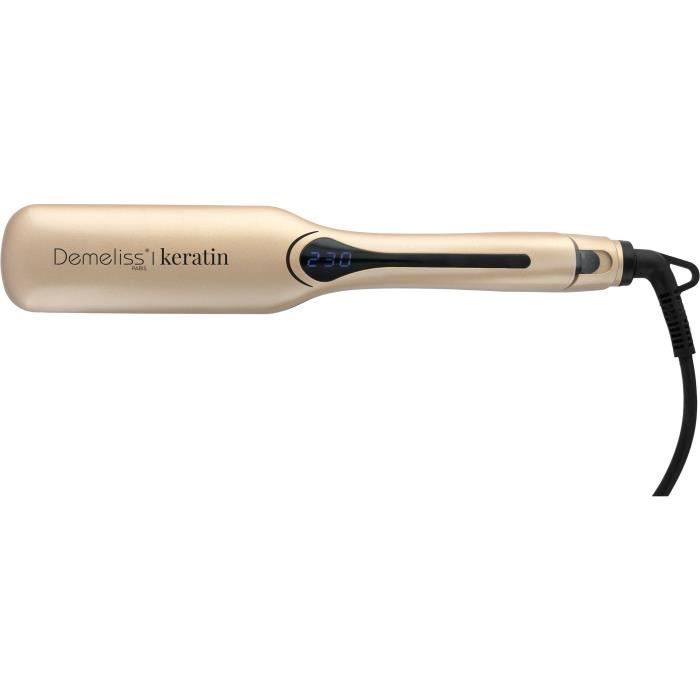Straightener - SAINT ALGUE - Demeliss Kera Gold XL - Wide plates 45 mm