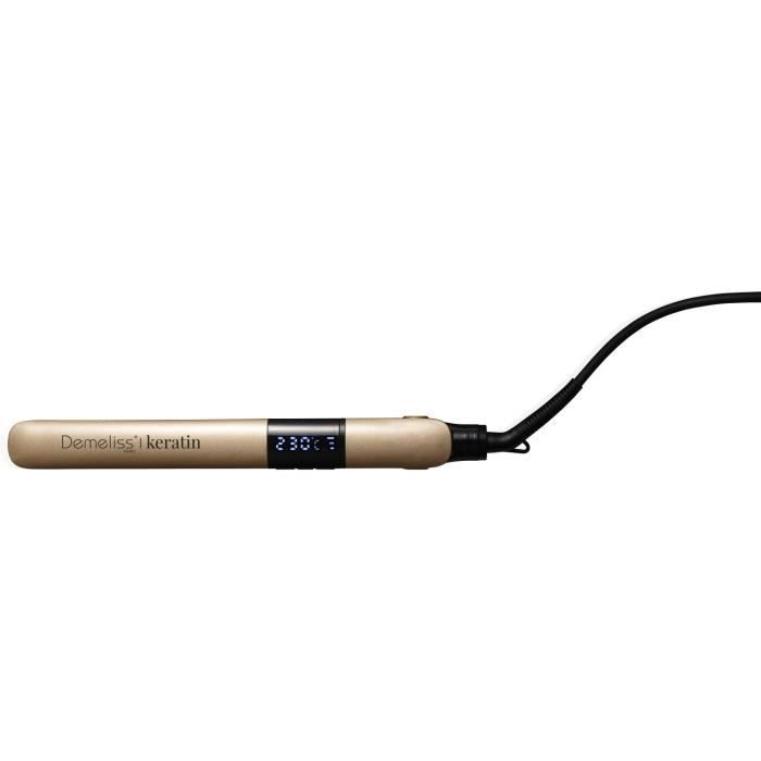 Straightener - SAINT ALGUE - Demeliss Kera Gold - Thin plates 25 mm