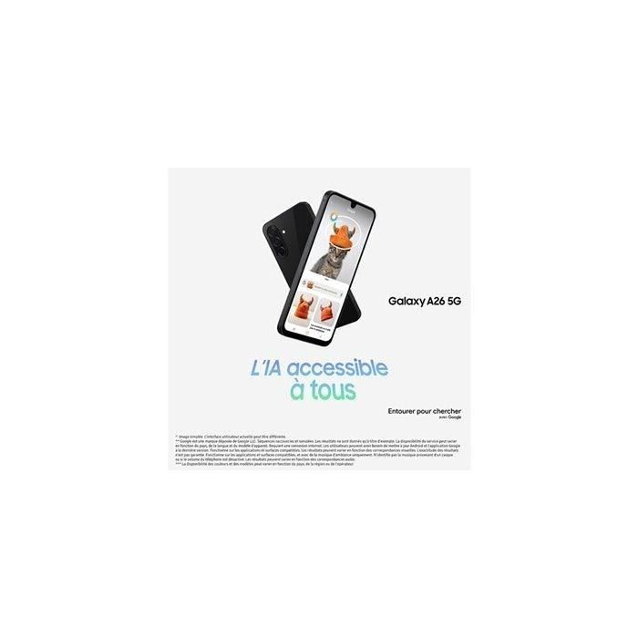 Smartphone Samsung Galaxy A26 6.7 5G Nano SIM 128 GB Black