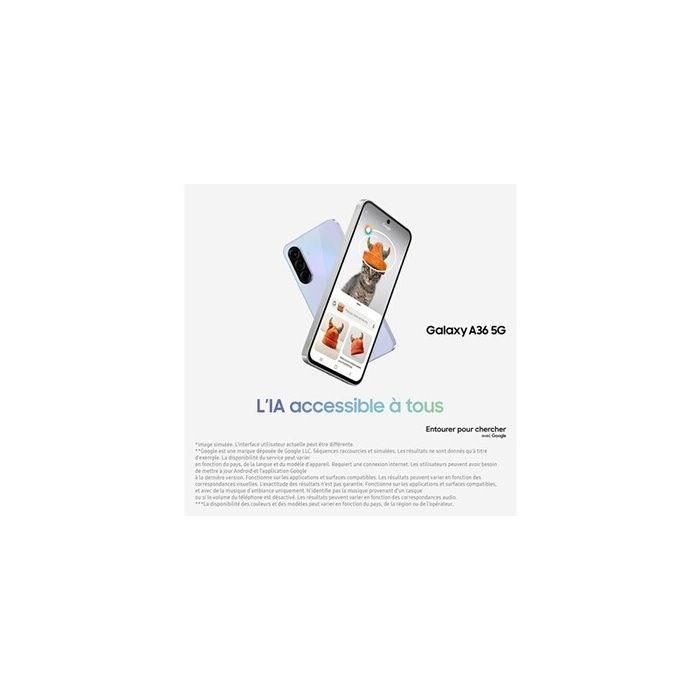 Smartphone Samsung Galaxy A36 6.7 5G Nano SIM 128 GB White