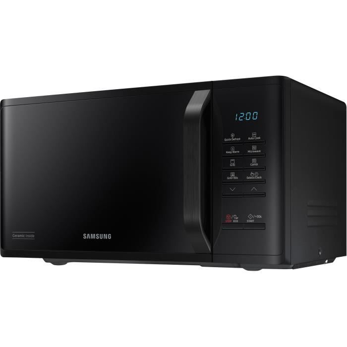 Samsung MG23K3513AK microwave - 23l - Gril - Electronics - 800W - 28.8 cm - Ceramic cavity Enamel - Black