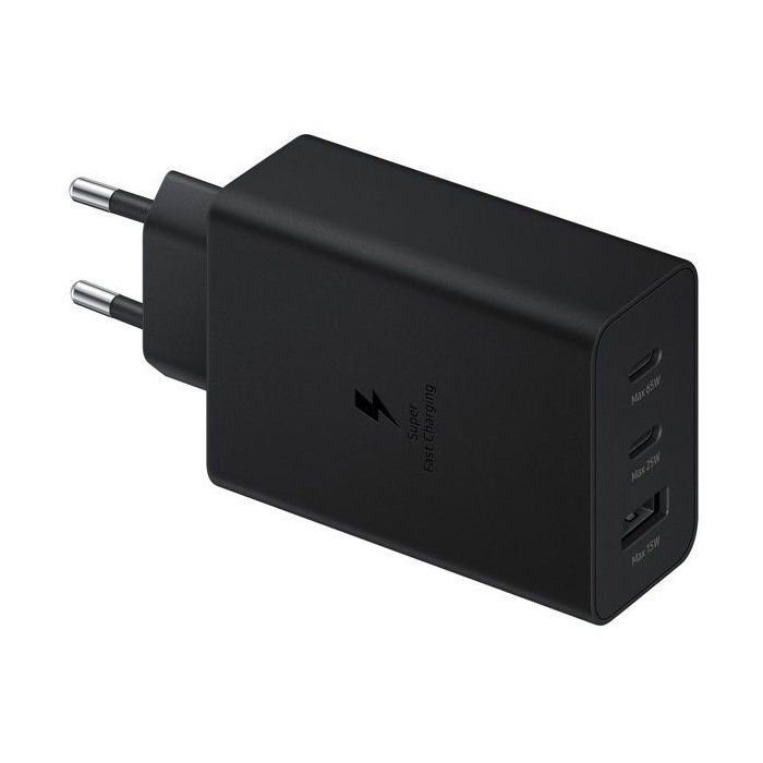 Samsung triple USB charger A+C+C PD 65W (35W+25W+5W) Black