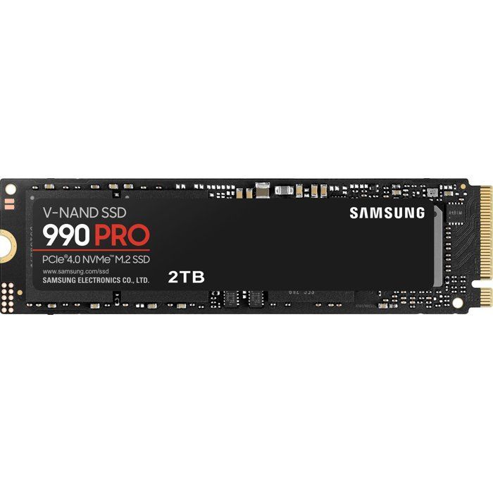 Samsung 990 PRO - SSD hard drive - 2 TB - PCIEGEN4.0 X4 - NVME2.0 - M.2 2280