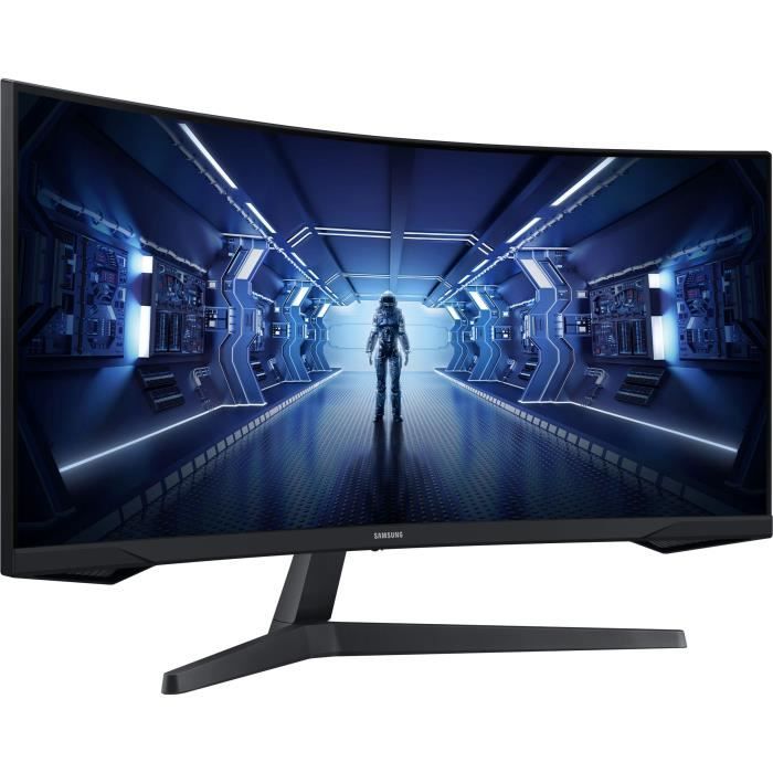 Curved gaming pc screen - Samsung - Odyssey G5 - G55T C34G55TWP - 34 '' UwqHD - SAD - 1 MS - 165Hz - HDMI / Displayport / USB