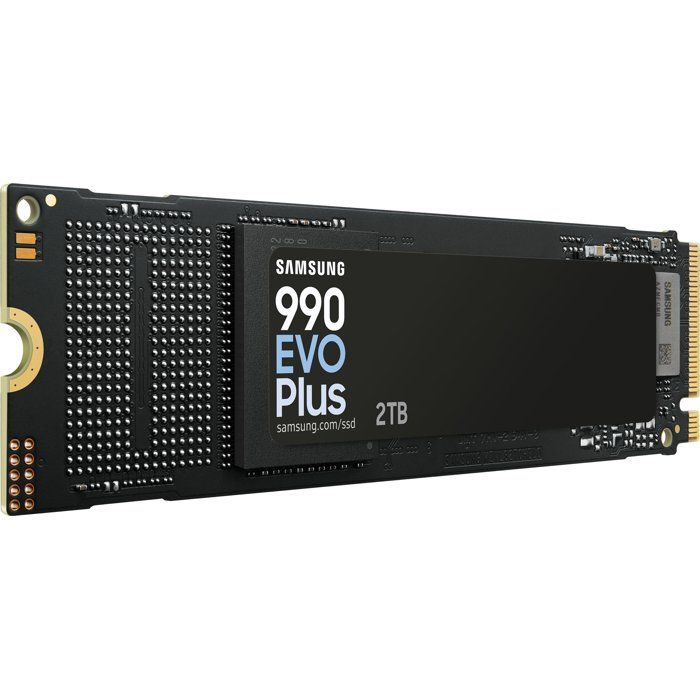 Internal SSD - SAMSUNG - 990 EVO Plus 2TB - NVMe M.2 PCIe 4.0x4 - Read speed up to 7250MB/s