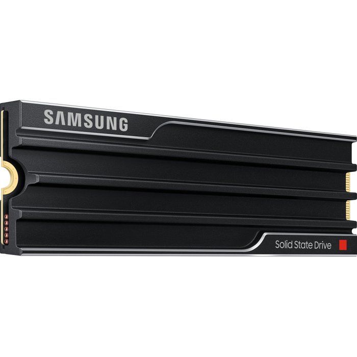 Samsung - Internal SSD - 9100 PRO with NVMe M.2 PCIe 5.0 x4 heatsink - 1TB - Read speed up to 14,800MB/s - MZ-VAP1T0CW