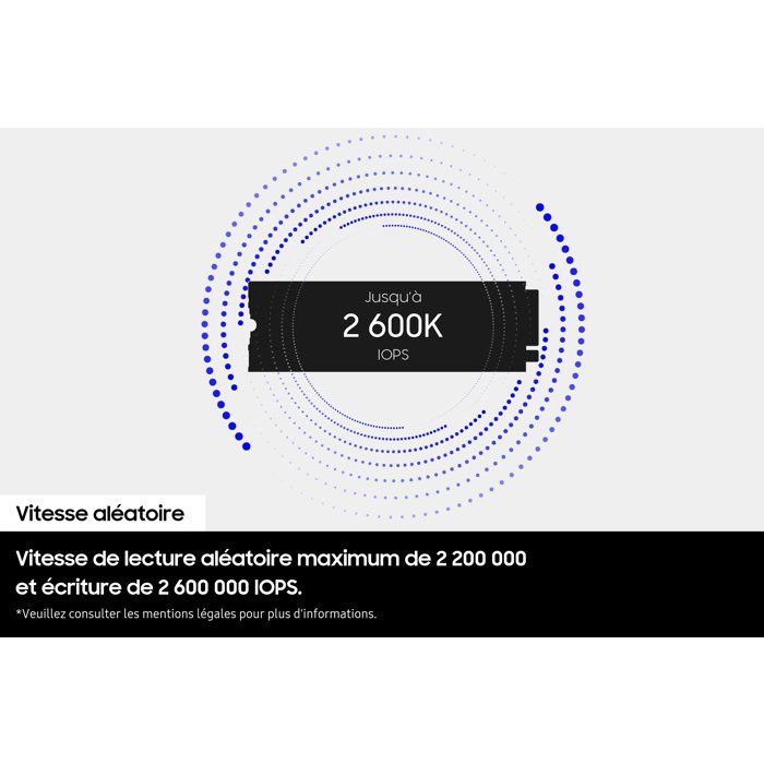 Samsung - 9100 PRO - Internal SSD - NVMe M.2 PCIe 5.0 x4 - 2 TB - Read speed up to 14,800 MB/s - MZ-VAP2T0BW