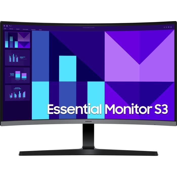 PC monitor - Samsung - LS27D390GAUXEN - 27'' - 1800R - FHD 1920x1080 - 100Hz - VA - 4ms(GTG) - 1800R - 200cd/m² - 3000:1 - HDMI