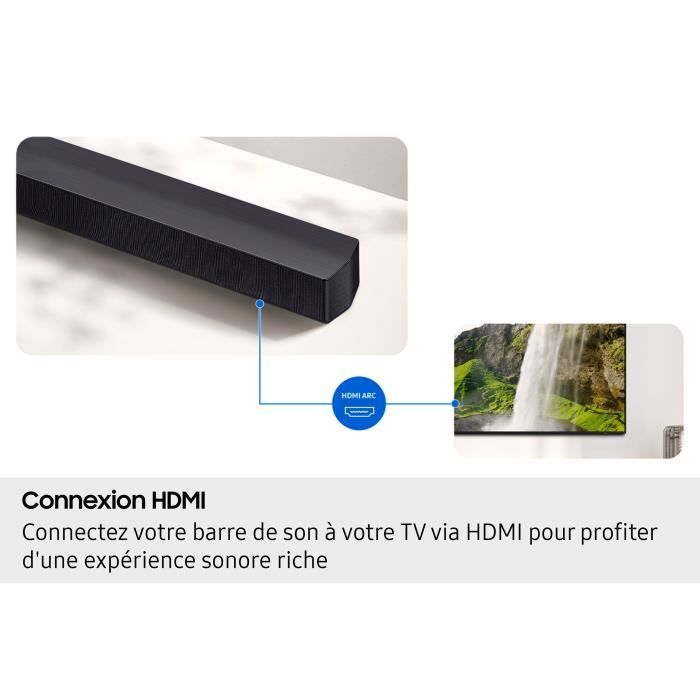 SAMSUNG HW-B460F/XE - Series 2.1ch Soundbar - 6.5'' Wireless Subwoofer - Adaptive Sound Lite