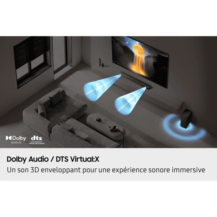 SAMSUNG HW-B460F/XE - Series 2.1ch Soundbar - 6.5'' Wireless Subwoofer - Adaptive Sound Lite
