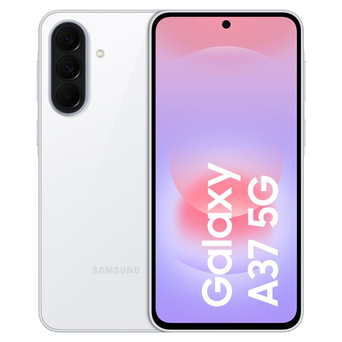 SAMSUNG Galaxy A37 5G AI Smartphone, 128 GB, White