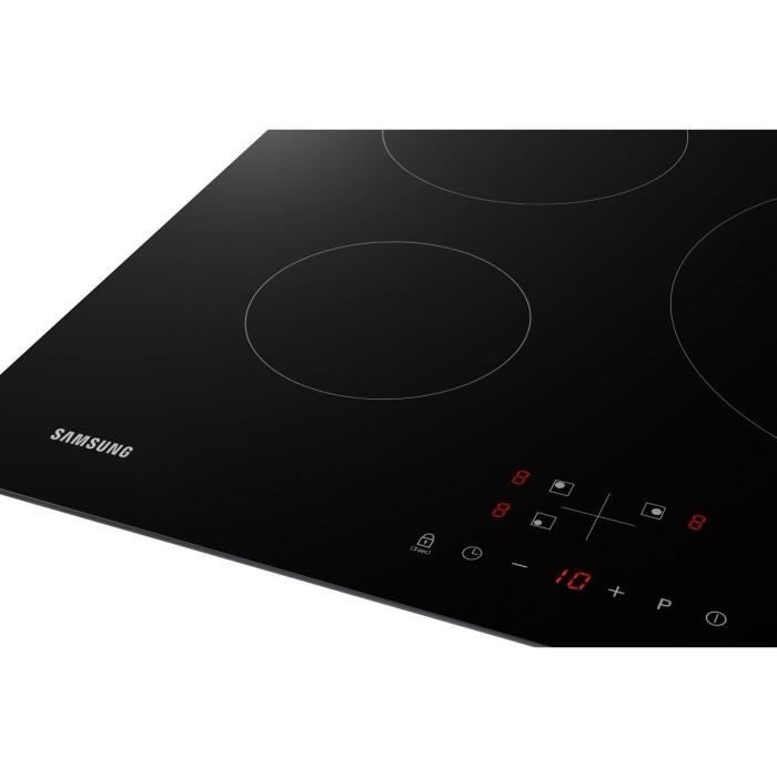 Induction hob - Samsung - 3 zones - L59 x D57 cm - NZ63M3NM1BB/UR - 7200 W - Glass Revetement - Black