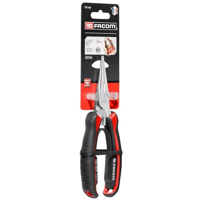 FACOM Nose pliers straight round