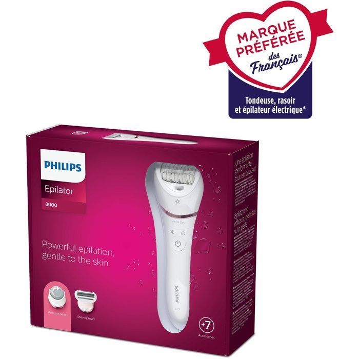 Electric epilator - PHILIPS - BRE730/10 - Satinelle Advanced