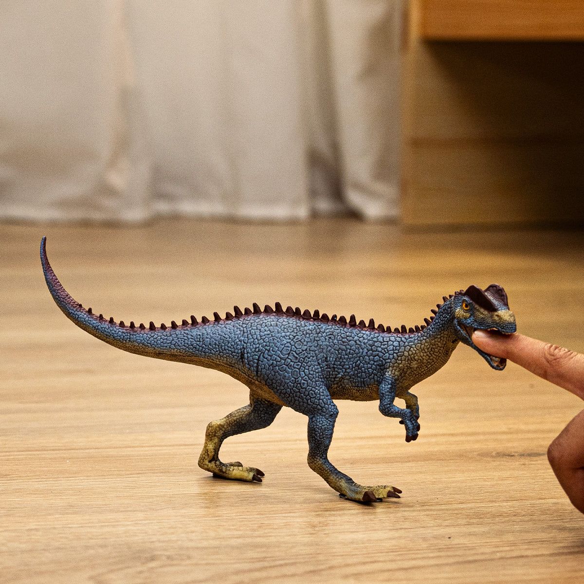 Dilophosaurus Figure, SCHLEICH 15046 Dinosaurs, Ages 4