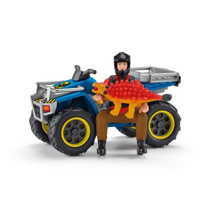 Schleich - Flight on Quad against Velociraptor - 41466