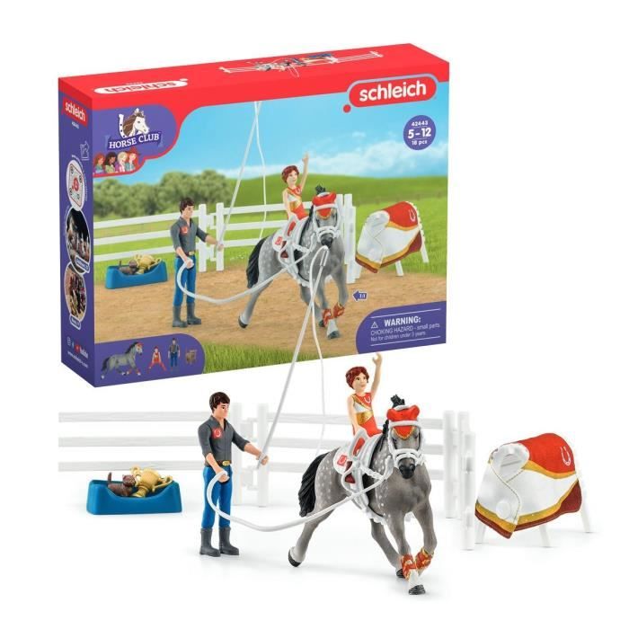 Schleich - Horse Club Mia Equestrian Vaulting Kit - 42443