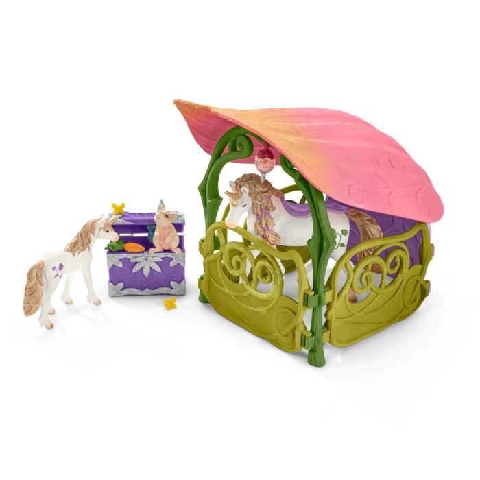Schleich - glitter house with unicorns, lake and stable - 42445
