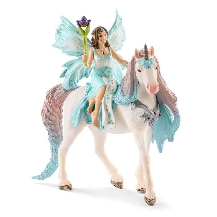 Schleich - Fée Eyela with princess unicorn - 70569
