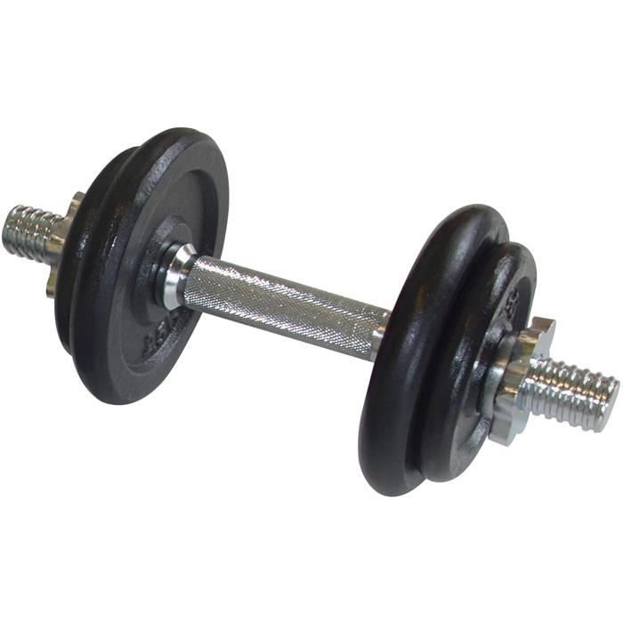 Dumbbell Set - SCHILDKROT - 10 Kg - Black - Adult - Complete body workout set