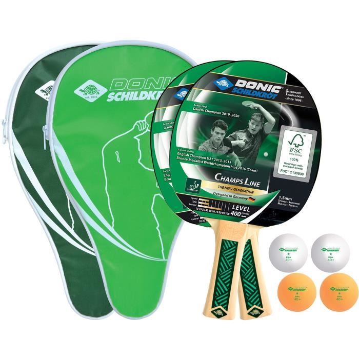 Table tennis set - SCHILDKRÖT - CHAMPS Line 400 FSC