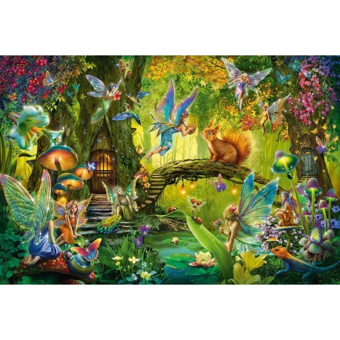 Fairies in the forest - with add on (magic wand) - 200 pcs - schmidt spiele