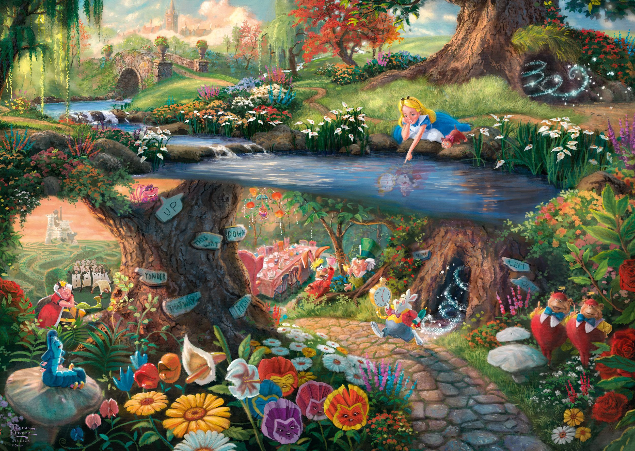Disney puzzle, Alice in Wonderland, 1000 pcs