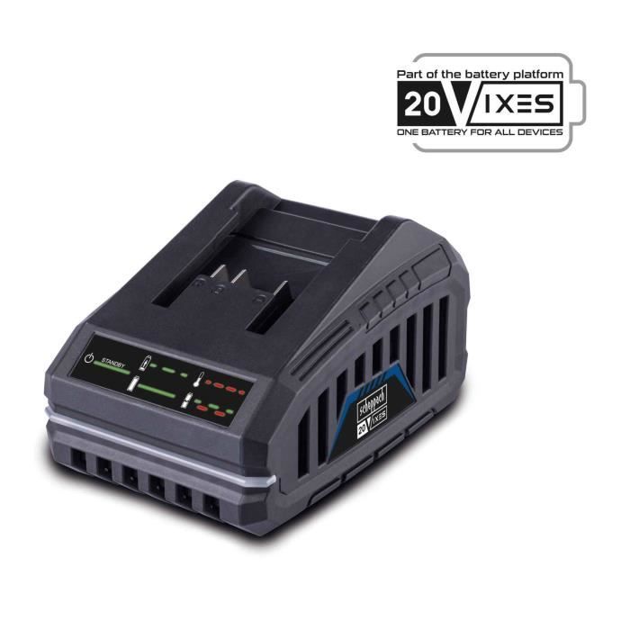 Battery charger - SCHEPPACH - 2.4 A - SBC2.4A - Charges Li-ion batteries from the Scheppach 20V IXES range