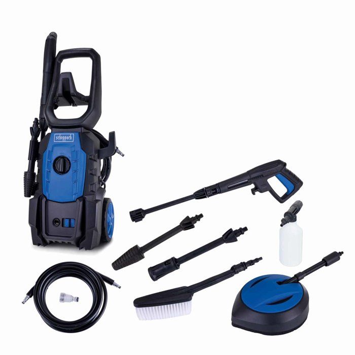 Electric high pressure cleaner - Scheppach - HPC1600-Kit - 135 bar - 420L/h