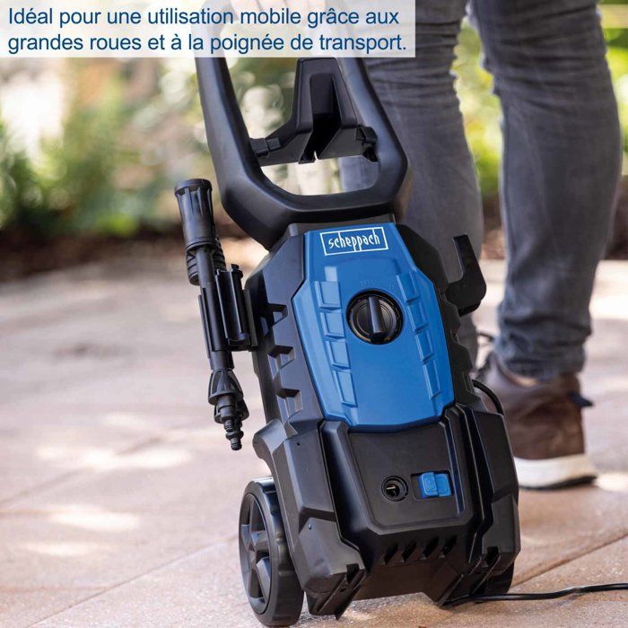 Electric high pressure cleaner - Scheppach - HPC1600-Kit - 135 bar - 420L/h