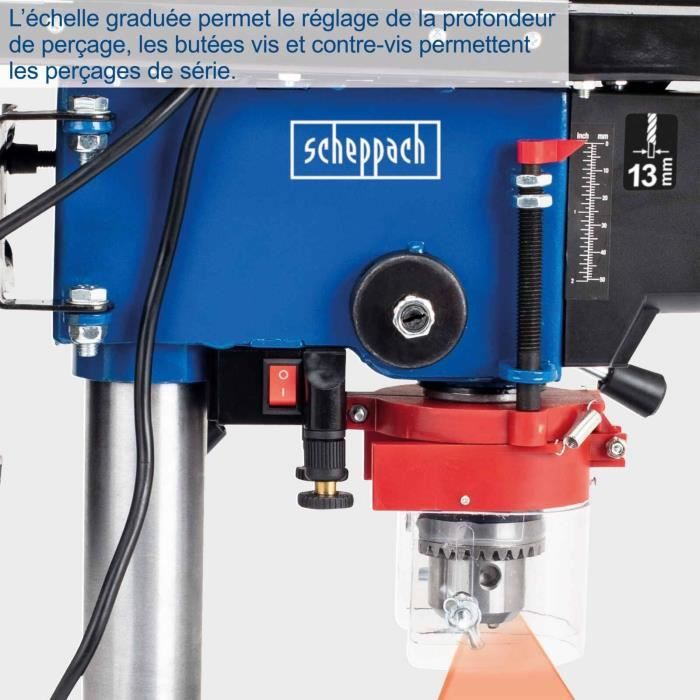 Scheppach 500W column drill - DP16VLS