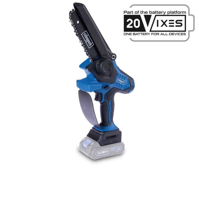 6 cordless chainsaw - SCHEPPACH - BC-PS150-X - Cutting length 150 mm - Speed 6.8 m/s - 20V IXES
