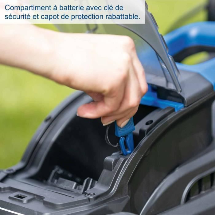 Cordless lawn mower BC-MP320-X + battery set 1x4Ah 1x2.4Ah - SCHEPPACH