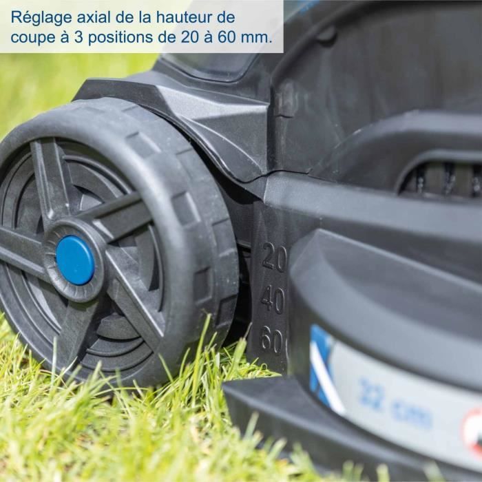 Cordless lawn mower BC-MP320-X + battery set 1x4Ah 1x2.4Ah - SCHEPPACH