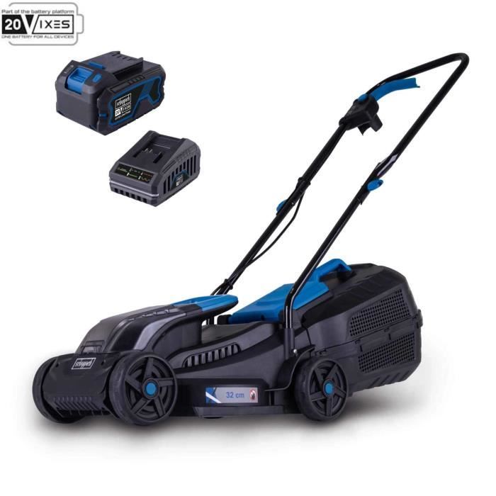 Cordless lawn mower BC-MP320-X + battery set 1x4Ah 1x2.4Ah - SCHEPPACH