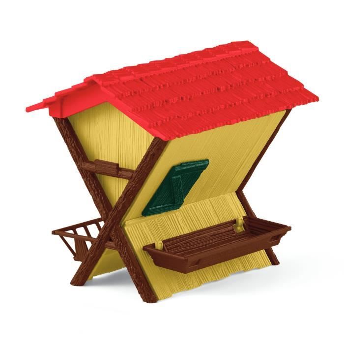 Forest Animal Hut, Schleich 42658 Farm World Chest, for Children from 3 Years Old