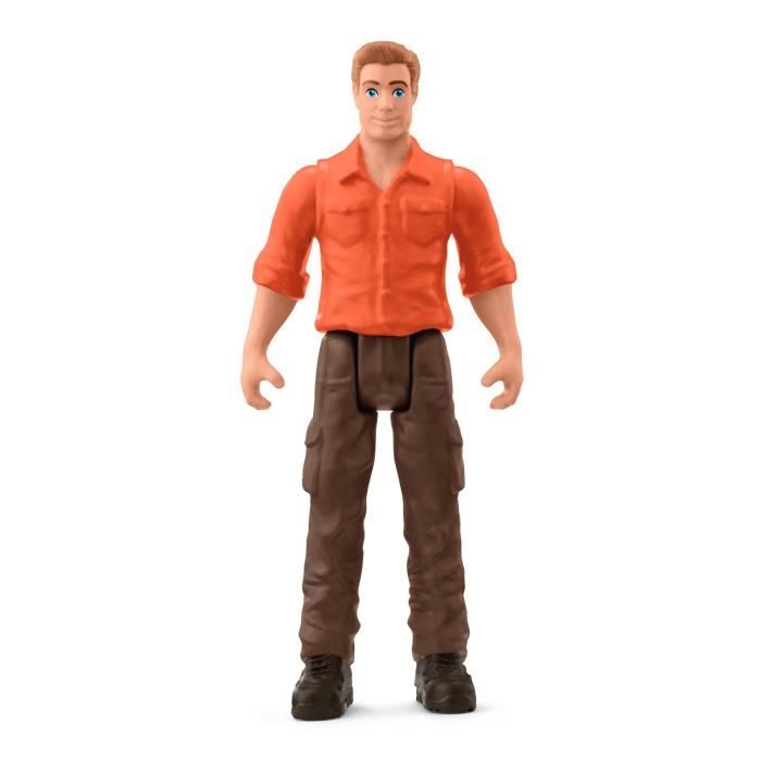 Forest ranger with vehicle, Schleich 42659 Farm World playset for children, ages 5 and up