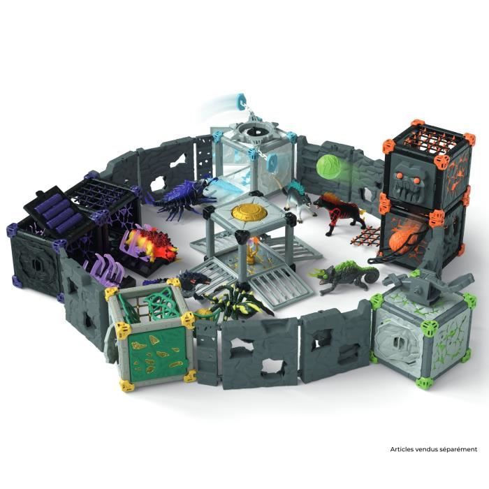 BattleCave Arena: Lava vs Darkness, battle arena for Eldrador figures, SCHLEICH 42673 Eldrador Creatures, ages 7