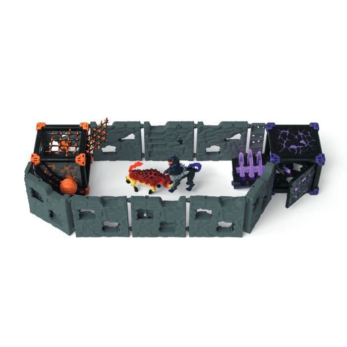 BattleCave Arena: Lava vs Darkness, battle arena for Eldrador figures, SCHLEICH 42673 Eldrador Creatures, ages 7
